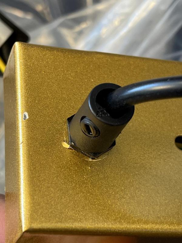 OUTLET Cadre Endommagé Décor Avelin suspension avec cadre rectangulaire doré largeur 80 cm 2287