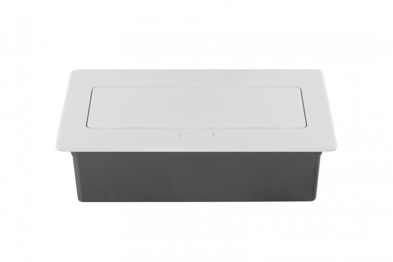 Zachte uitschuifbare stopcontactmodule.