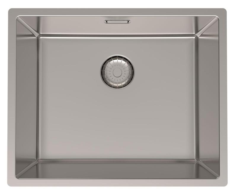 Pure.Sink Prestige Ensemble combiné évier en inox 50x40 cm avec robinet de cuisine en inox 1208970762