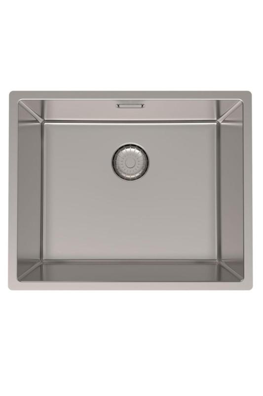 Pure.Sink Prestige Ensemble combiné évier en inox 50x40 cm avec robinet de cuisine en inox 1208970762