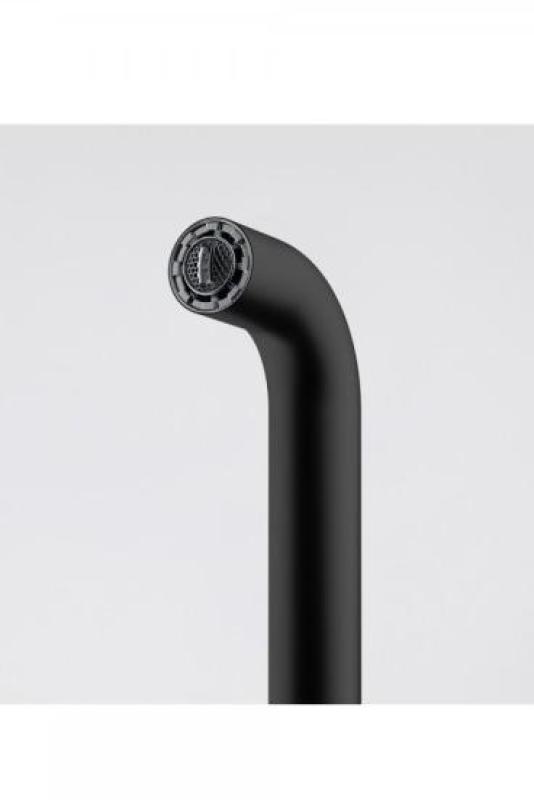 Franke Lina U Robinet de Cuisine avec Bec Pivotant Noir 115.0728.474