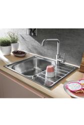 Franke Lina U Robinet de Cuisine avec Bec Pivotant Chrome 115.0728.473