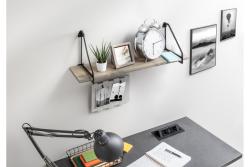 Rallonge de bureau SOFT 2x prise Schuko, USB 2.1A, câble d'alimentation avec fiche, noir