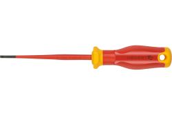 Slotted screwdriver 3x100 mm, 1000V, SLIM, S2