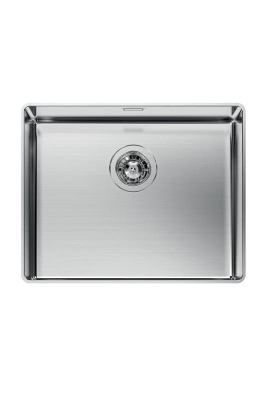 Foster Phantom Slimline Évier en inox 50x40cm Sous-structure pour plans de travail en céramique 1208971122