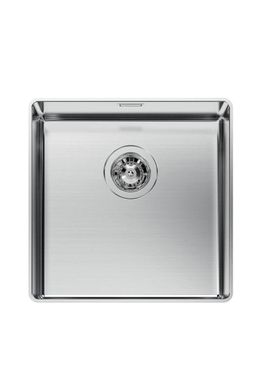 Évier Foster Phantom Slimline en inox 40x40cm Sous-structure pour plans de travail en céramique 1208971123