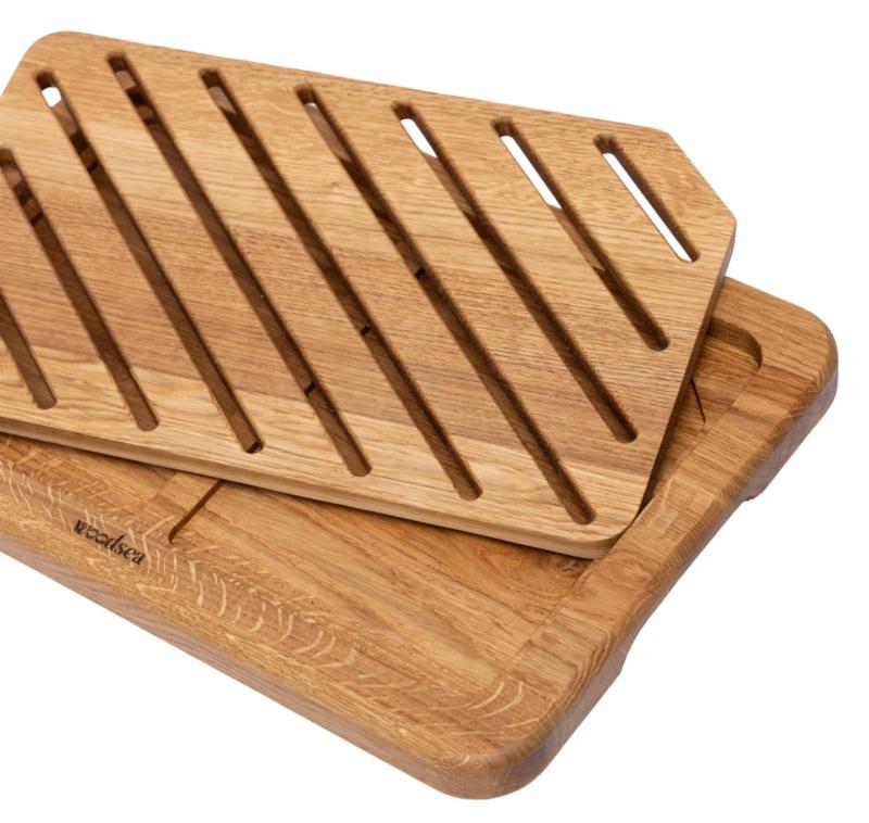 Planche à Pain en Chêne Woodsea - Planche à Pain en Chêne 45x30cm 1208971538