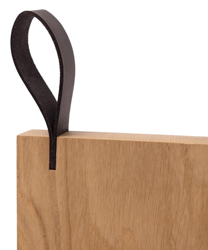 Woodsea Chop-Chop Oak M - Oak Cutting Board 35x24cm with Leather Handle 1208971540