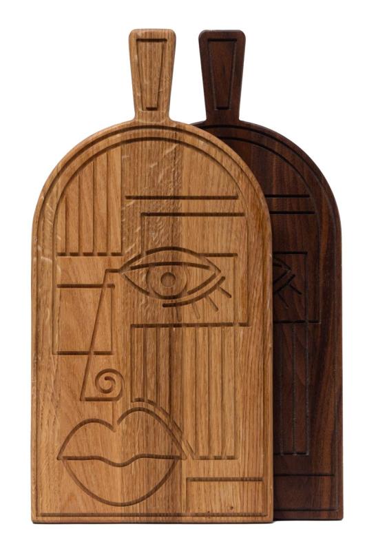 Masque Woodsea Chêne- Planche à découper et à servir en chêne 38x19 cm 1208971562