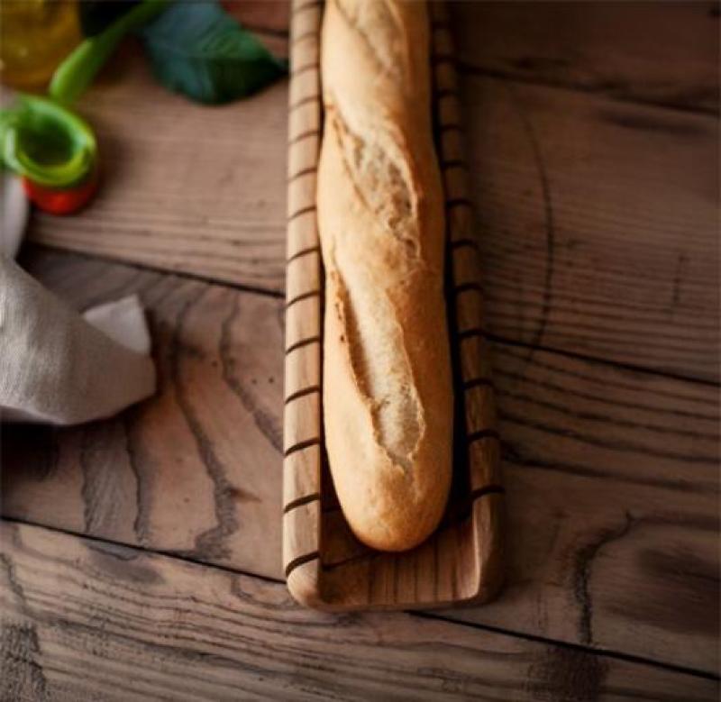 Woodsea Boardette - Planche à pain et à servir française en bois de frêne 640x100 mm 1208971570
