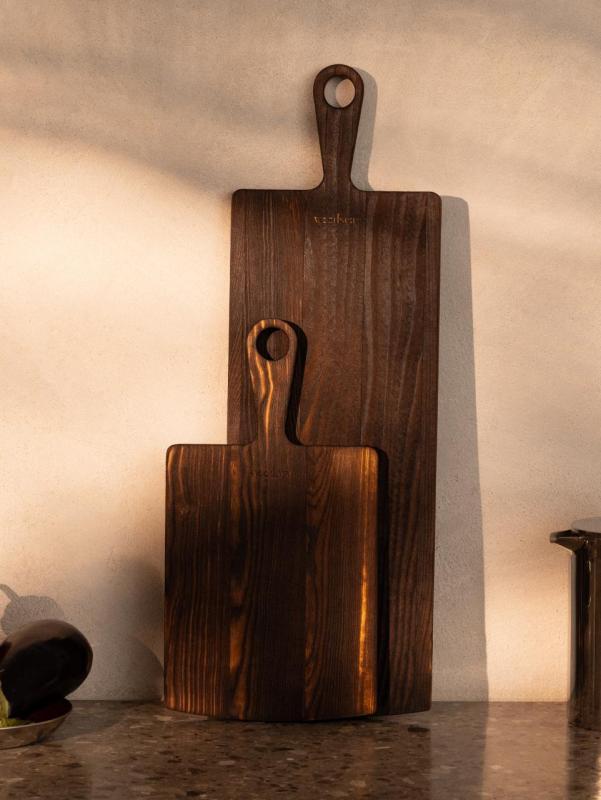 Planche à découper en pin Woodsea Pine Burned S - 20x38cm 1208971575