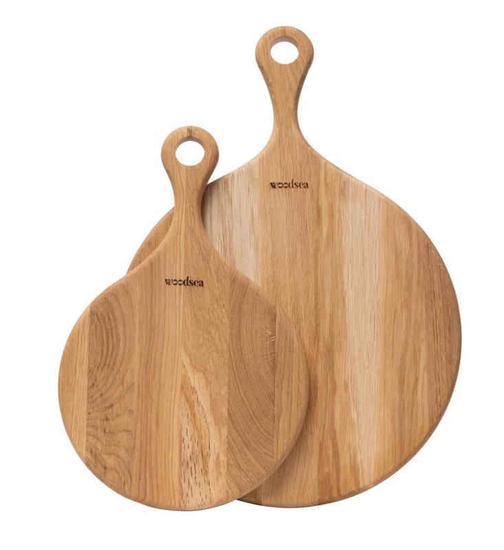 Woodsea Native M - Planche à pizza en chêne Rond Ø35x2 cm 1208971612
