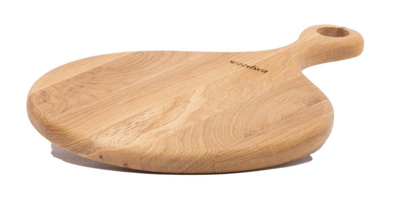 Woodsea Native M - Planche à pizza en chêne Rond Ø35x2 cm 1208971612