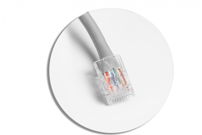 Meubelaansluiting MULTISOFT, 2xSHUKO, USB A+C, RJ45, kabel 1.5 m, wit