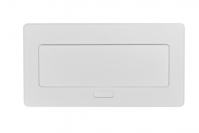 MULTISOFT prise de mobilier 2x Prise avec terre, USB A+C, RJ45, HDMI, Câble d'alimentation avec fiche, Blanc