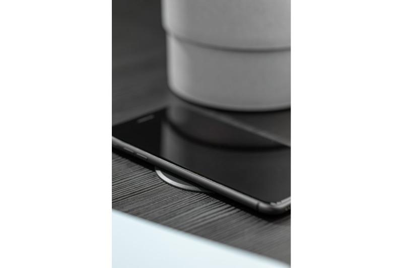 Appareil de charge sans fil avec charge rapide, encastré, noir