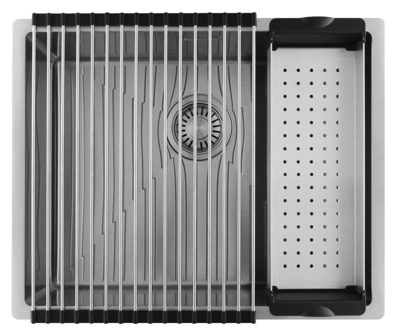 Pure.Sink Luxion RVS spoelbak 50x40 cm onderbouw, vlakinbouw en opbouw  PLX5040-02