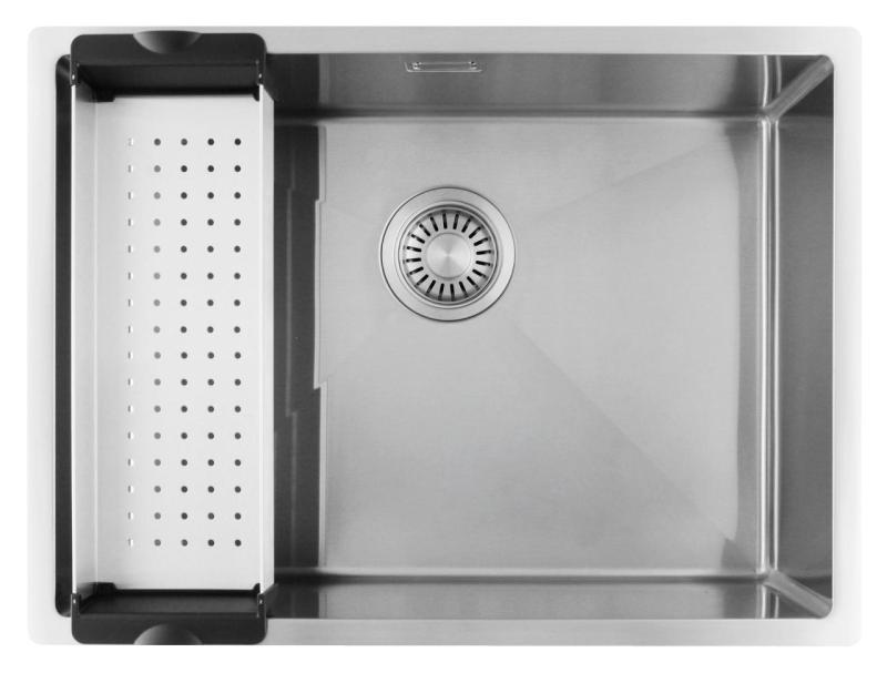 Pure.Sink Luxion RVS spoelbak 55x40 cm onderbouw, vlakinbouw en opbouw PLX5540-02