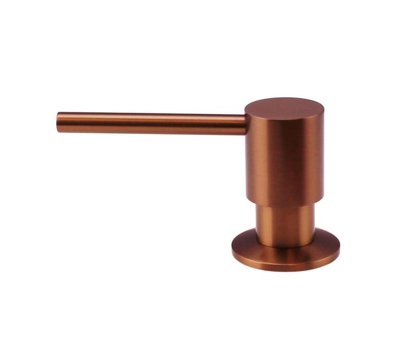 Pure.Sink Elite Steel Shine Distributeur de savon encastré PVD cuivre rechargeable par le haut PS9010-62