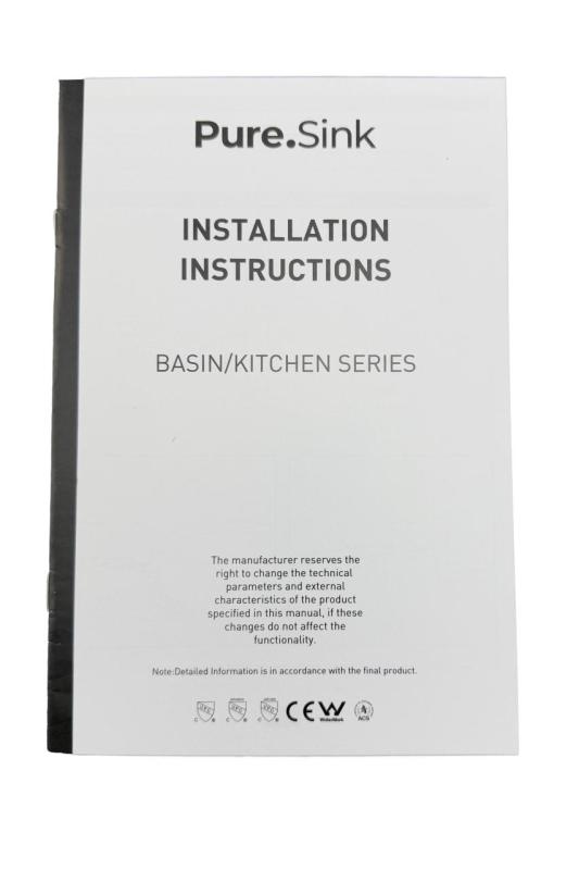 Pure.Sink Elite Steel Pulse-S robinet de cuisine en acier inoxydable avec bec extractible et mode pulvérisation PS8500-02