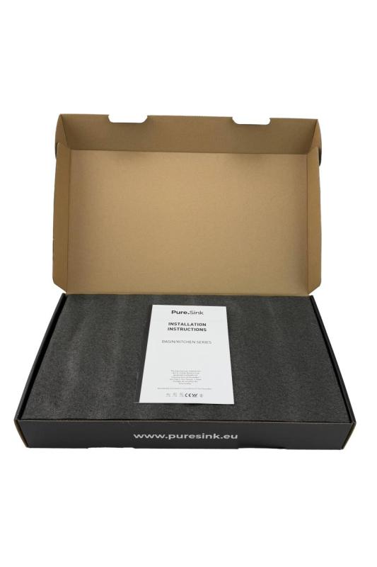 Pure.Sink Elite Steel Pulse-S robinet de cuisine PVD gun metal avec bec extractible et mode de pulvérisation PS8500-61