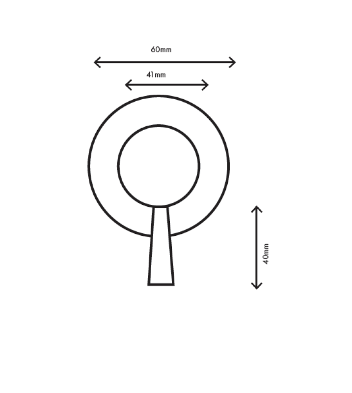 MURO TUA Mitigeur encastré mural chromé M1.B31.R.CR