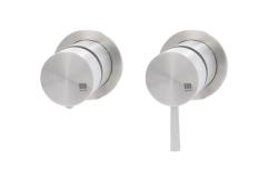 MURO TUA Mitigeur thermostatique encastré pour douche avec 1 sortie chrome M1.B31T.R.CR