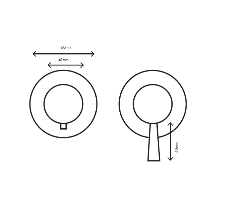MURO TUA Mitigeur thermostatique encastré pour douche à 3 sorties, chrome M1.B33T.R.CR