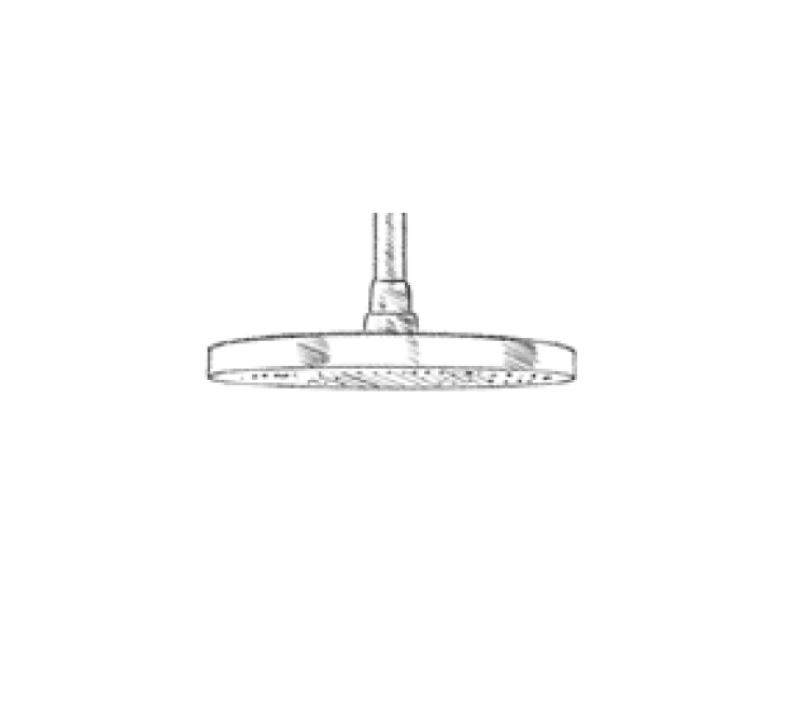 MURO TUA Pomme de douche 300 mm Chrome M1.BA2.G.CR