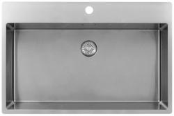 Pure.Sink Exclusivo Grand évier en acier inoxydable 75 x 40 cm Tapwing avec trou pour robinet PEX7540T-02