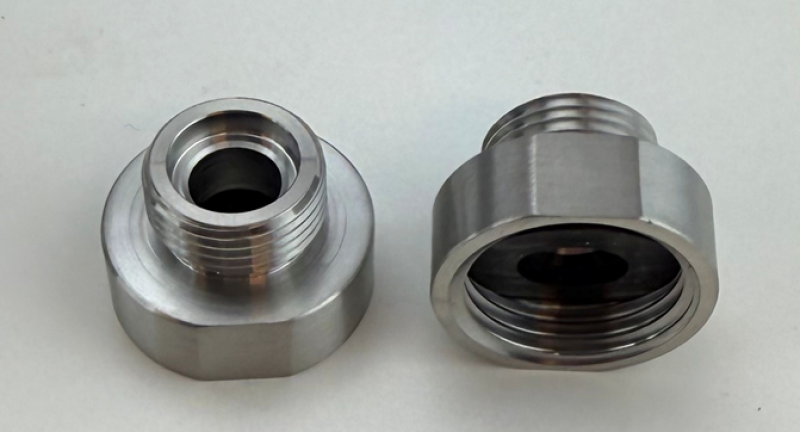 Pure.Sink Raccord de réduction en acier inoxydable de 3/8 pouces extérieur (mâle) à 1/2 pouces intérieur (femelle) Lot de 2 pièces PS3812-00