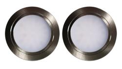 Indux Luma petite cuisine encastrée Multi Tone LED Set 2 spots aspect inox 1208972326