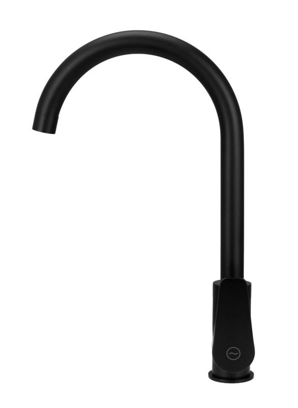 Aquanello Casa Mitigeur de cuisine noir à levier unique BL-1201-CS