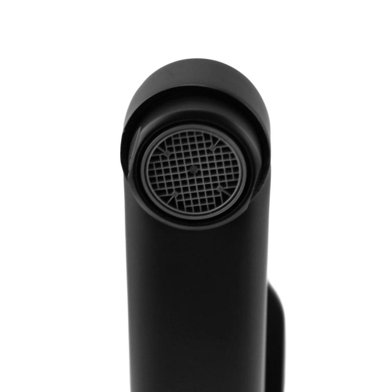 Aquanello Casa Robinet mural de cuisine à levier unique noir avec bec de 25 cm BL-1425-CS