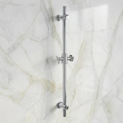 Aquanello Heritage Collection Barre de douche classique 668 mm Chrome CR-9004-HC