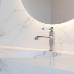 Aquanello Heritage Manor Mitigeur lavabo classique nostalgique Chrome CR-1001-HM