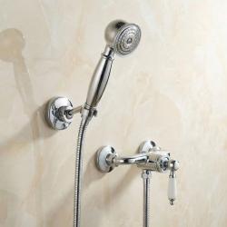 Aquanello Heritage Manor Mitigeur de douche classique Chrome CR-2001-HM