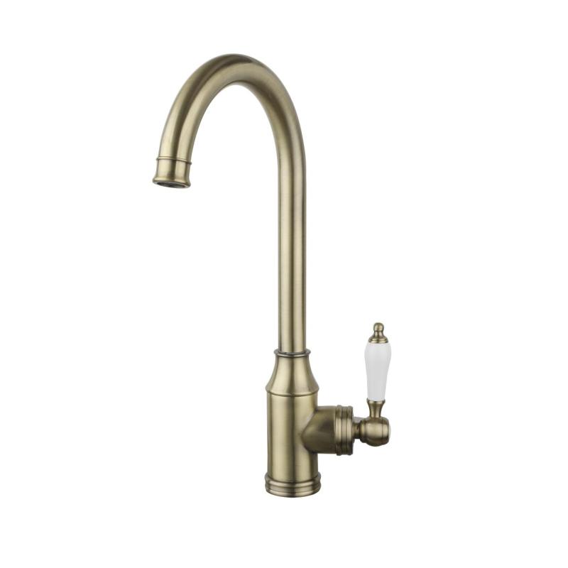 Aquanello Heritage Manor Robinet de cuisine classique et nostalgique, couleur bronze BN-9001-HM