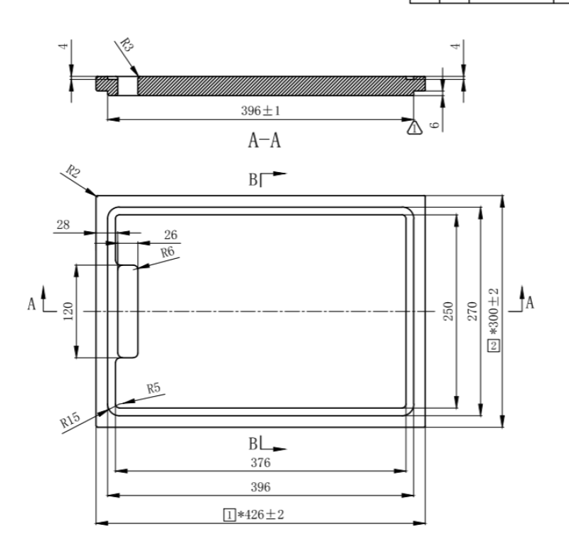 Pure.Sink Exclusivo Planche à découper en bambou 42 x 30 cm pour évier PEXCB40-24