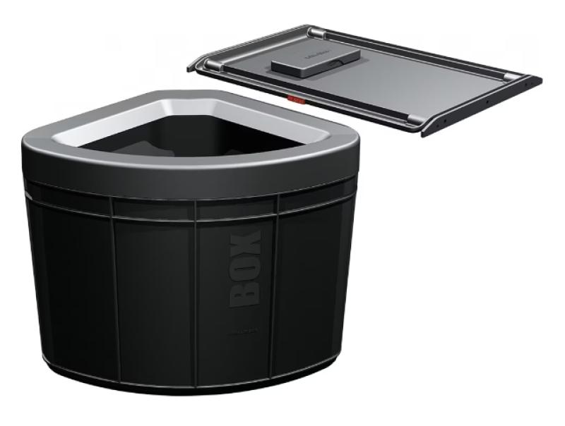 Franke Sorter Solo 45 système de déchets rotatif à la porte 40 litres avec filtre à charbon 121.0307.565