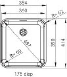 Franke Largo Évier LAX 110.36 sous plan 1220157548